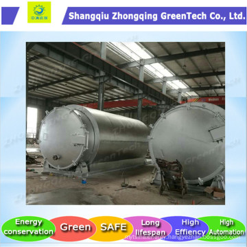 Waste Rubber/Waste Tire/Waste Plastic Pyrolysis Plant with Ce, SGS, ISO